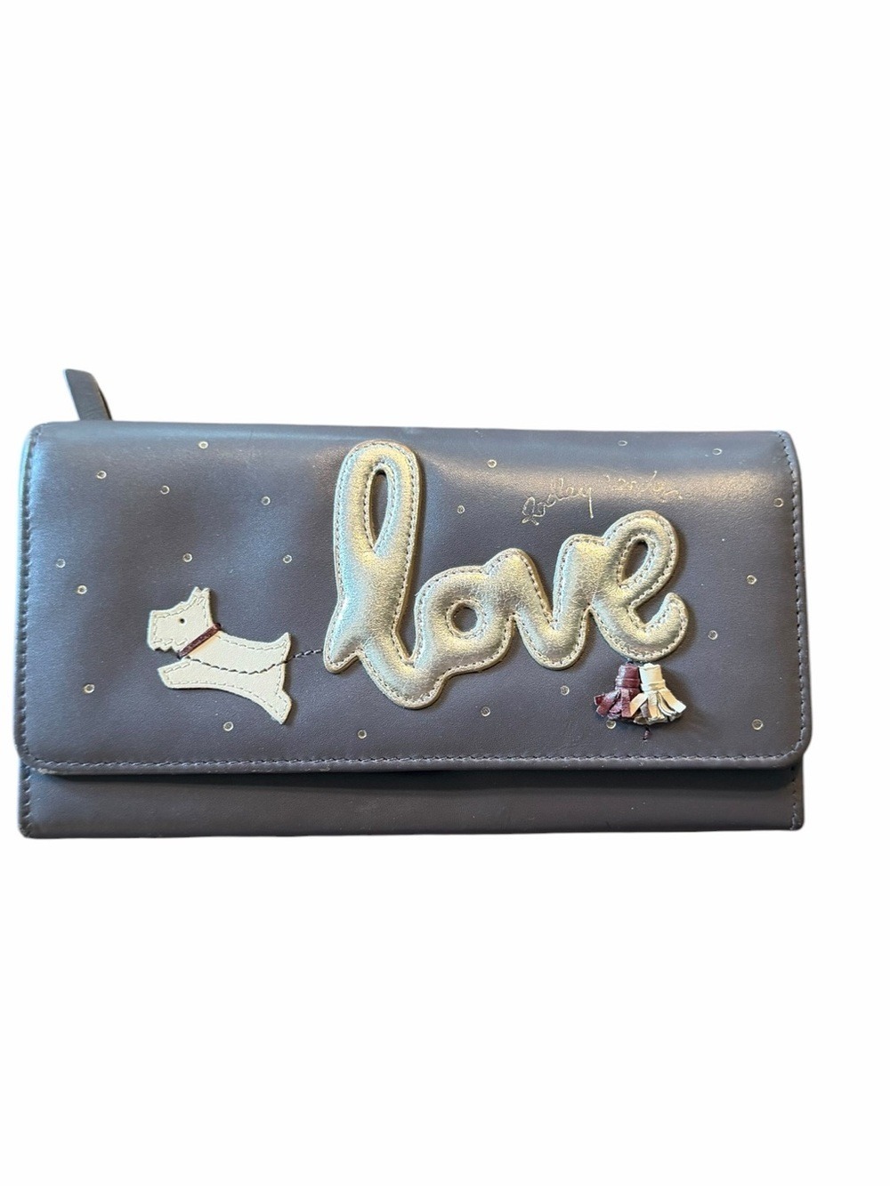 Radley London Love Is In The Air Large Flapover Matinee Wallet Scottie Dog